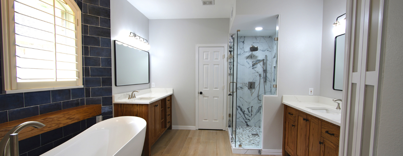 Cross bathrom reno after 3